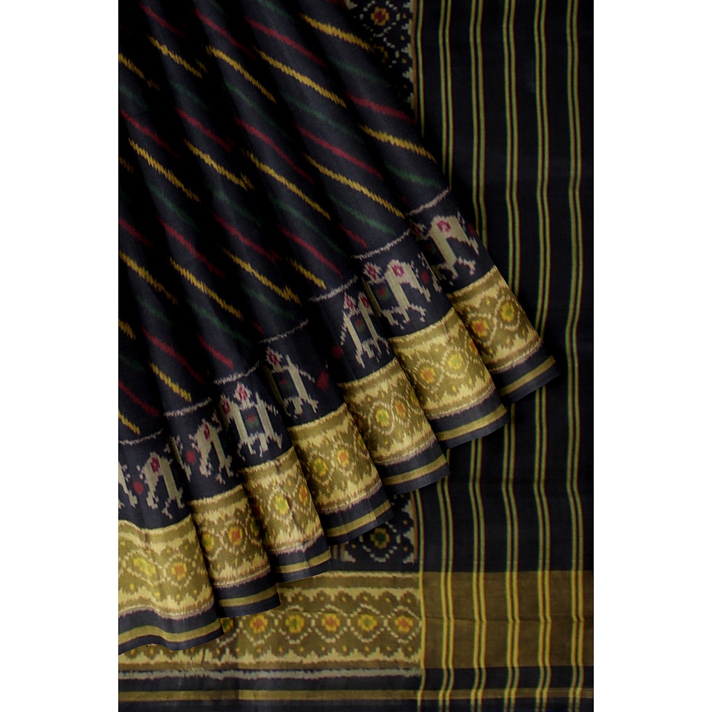 Handloom Single Ikat Silk Patola Saree