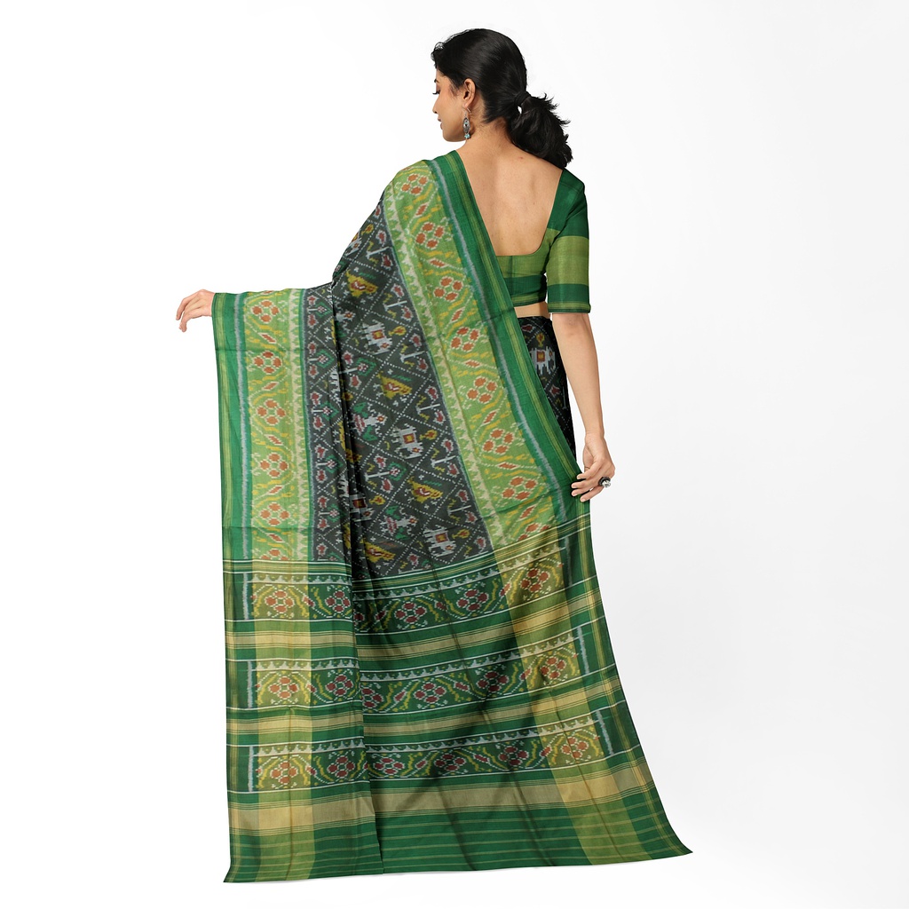 Handloom Single Ikat Silk Patola Saree