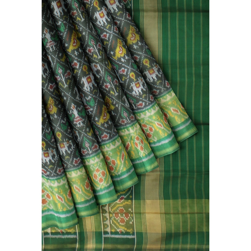 Handloom Single Ikat Silk Patola Saree