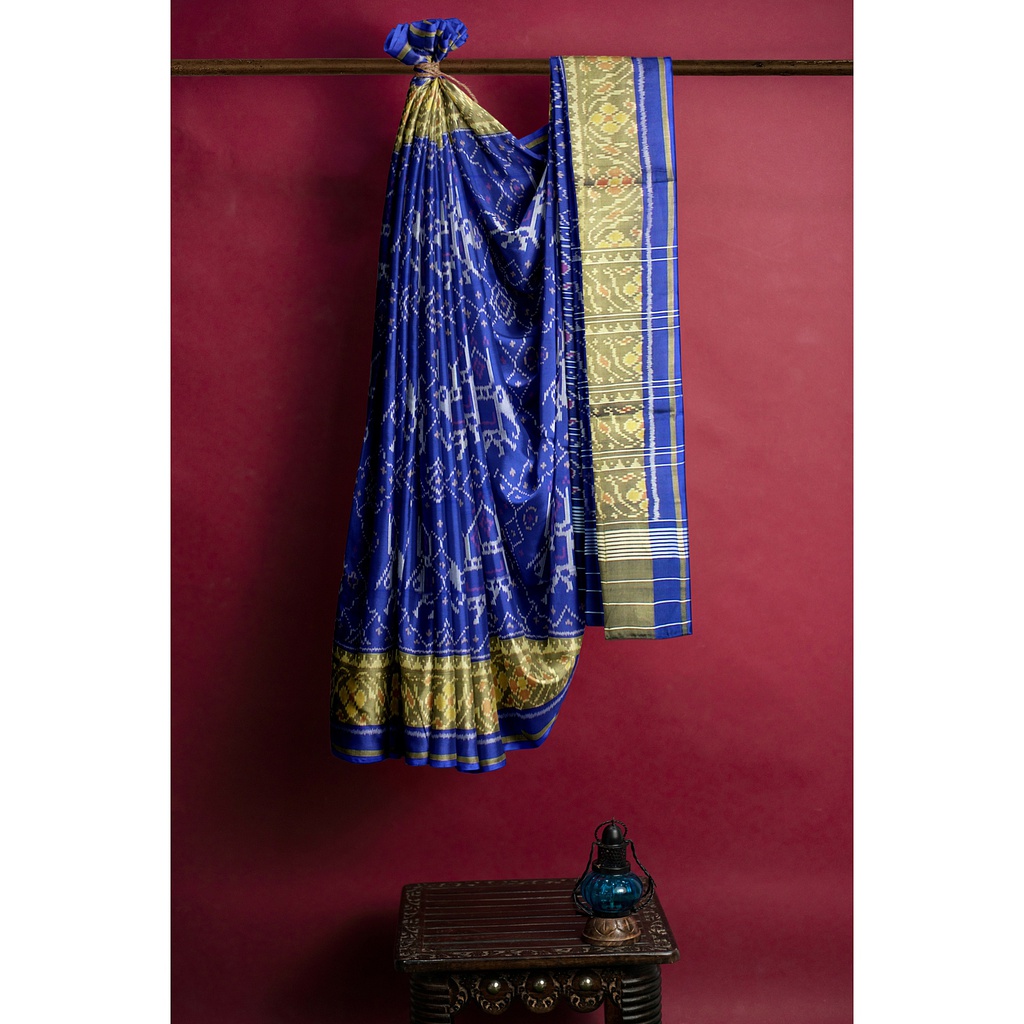 Handloom Single Ikat Silk Patola Saree