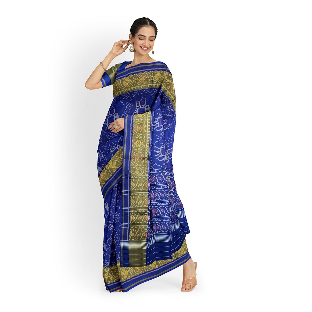 Handloom Single Ikat Silk Patola Saree