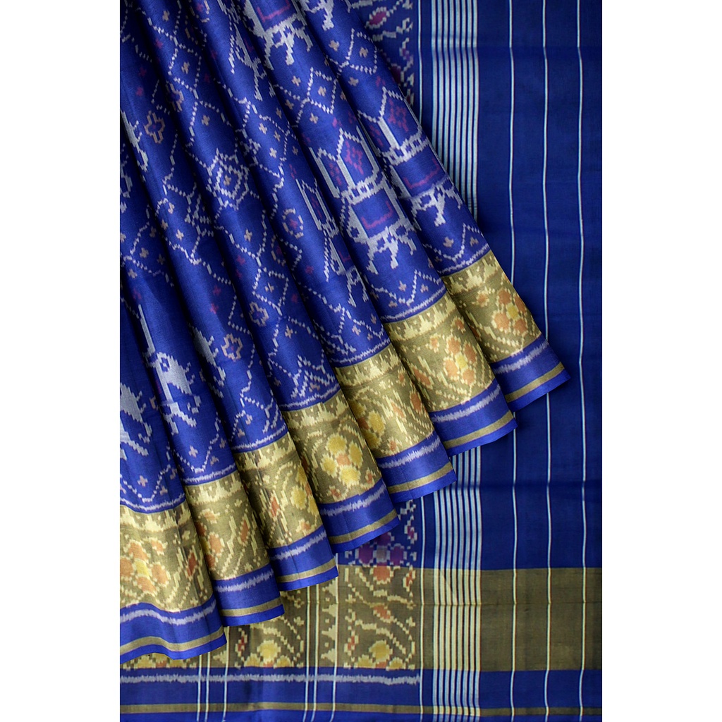 Handloom Single Ikat Silk Patola Saree