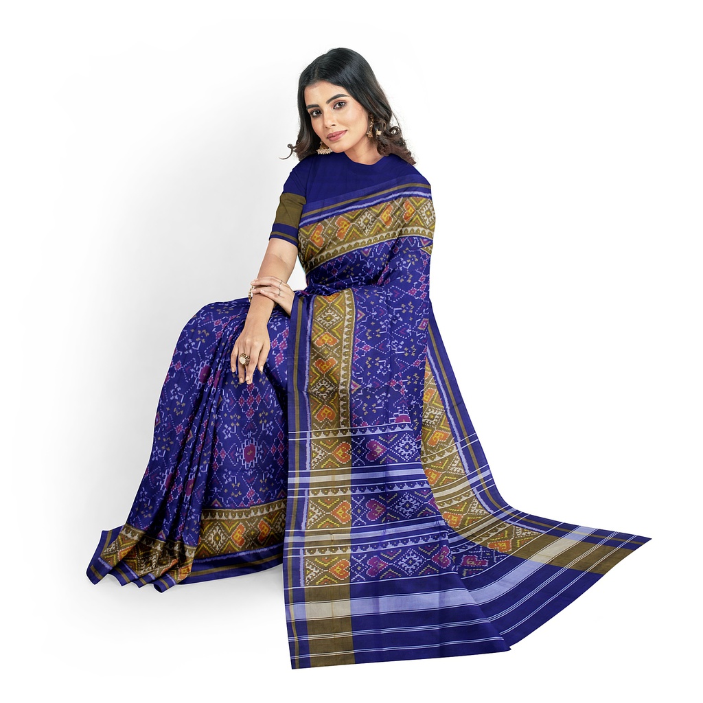 Handloom Single Ikat Silk Patola Saree