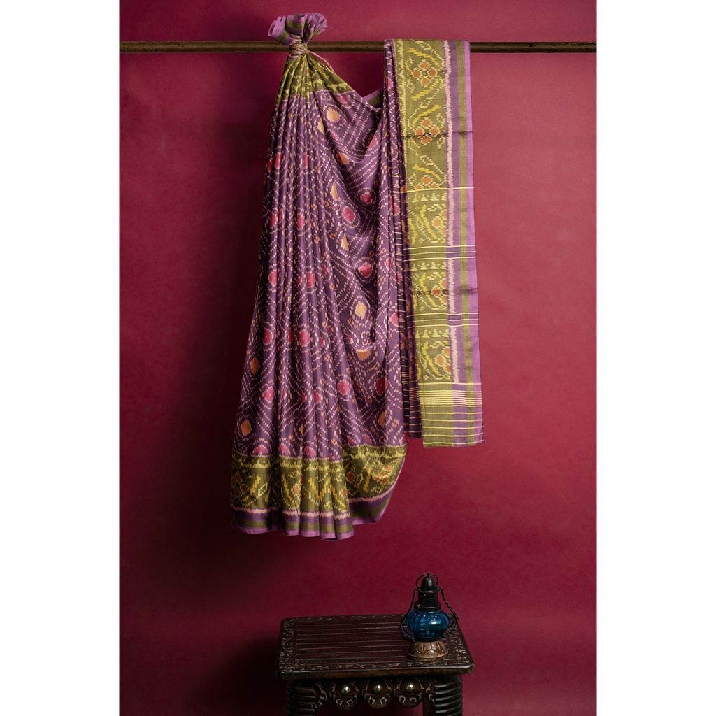 Handloom Single Ikat Silk Patola Saree