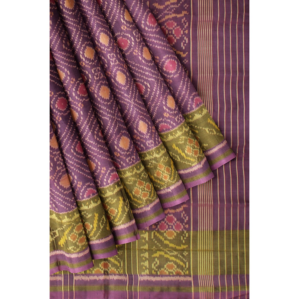 Handloom Single Ikat Silk Patola Saree