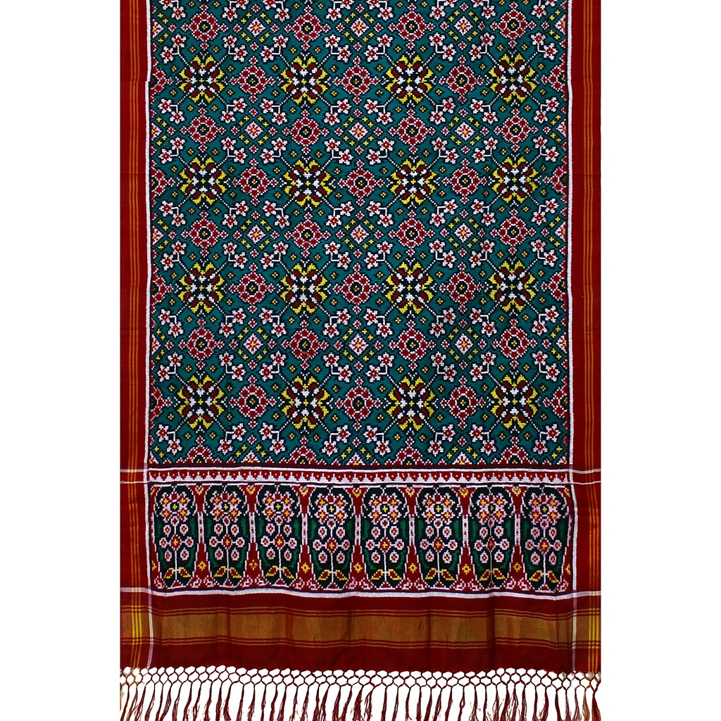Handwoven Double Ikat Patola Dupatta