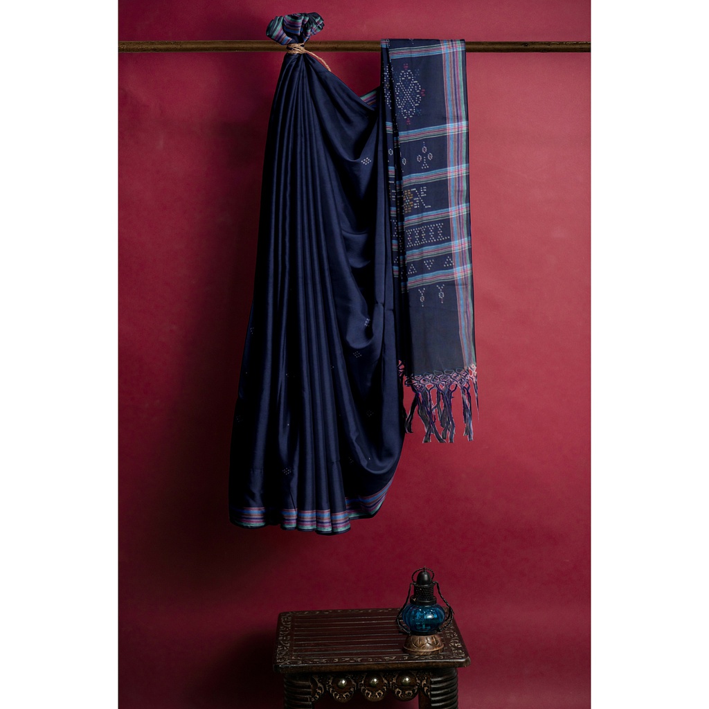 Handwoven Tangaliya Cotton Saree