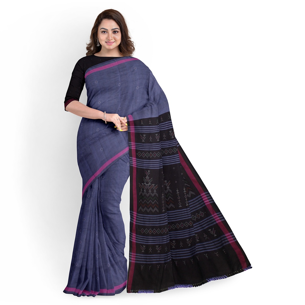 Handwoven Tangaliya Cotton Saree