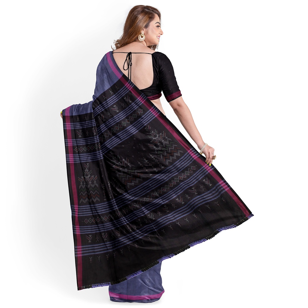Handwoven Tangaliya Cotton Saree