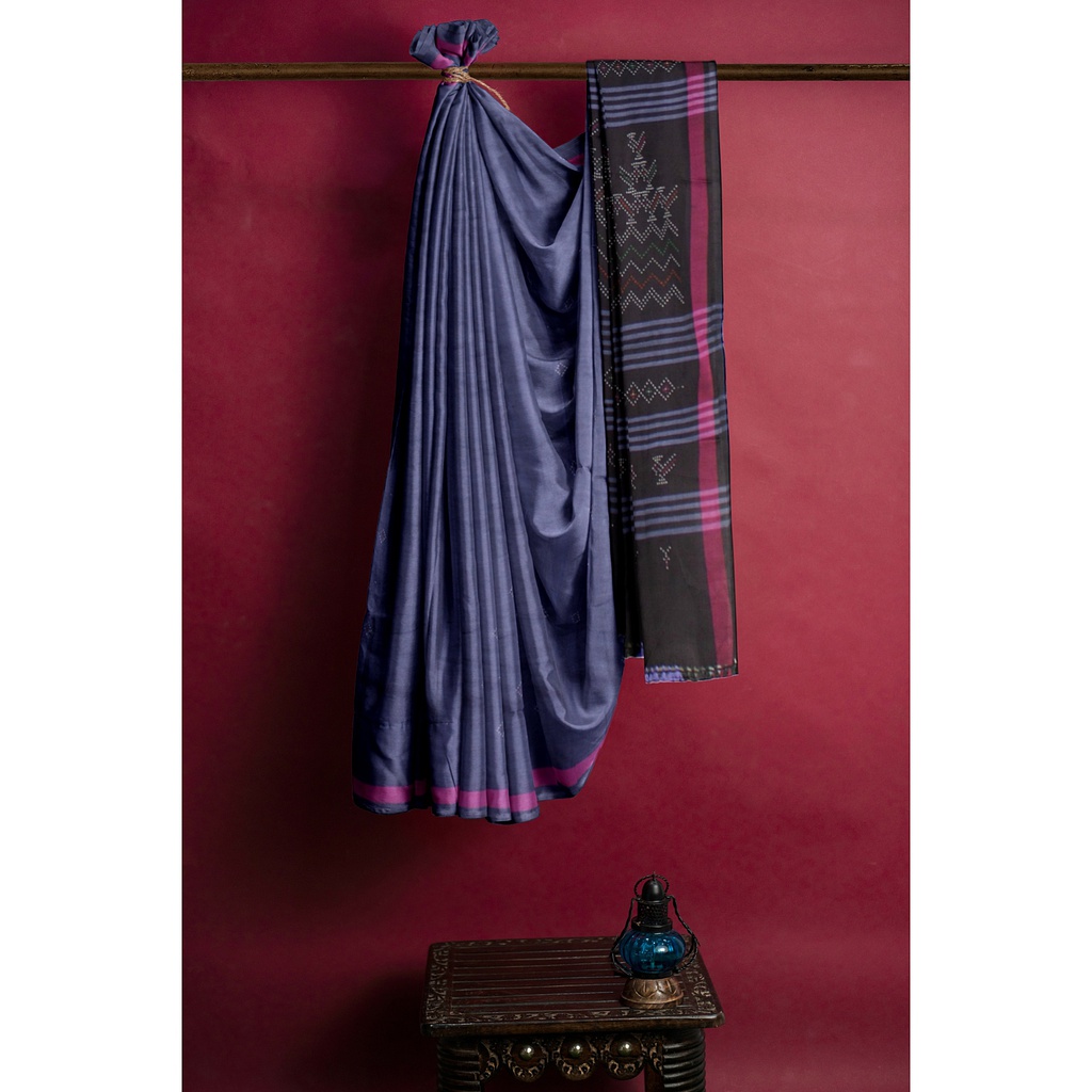 Handwoven Tangaliya Cotton Saree