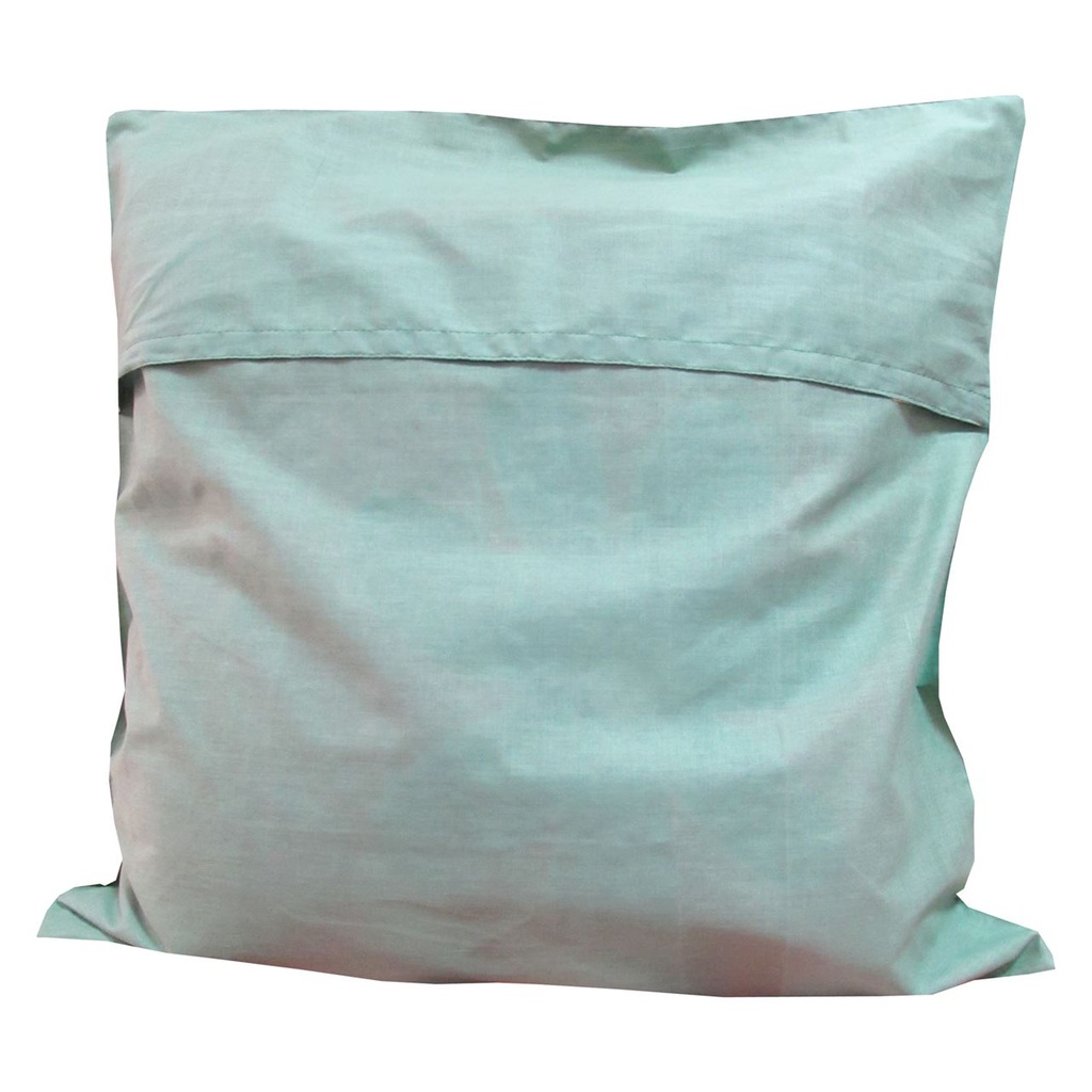 Dark Green Hand Embroidered Mashru Cushion Cover