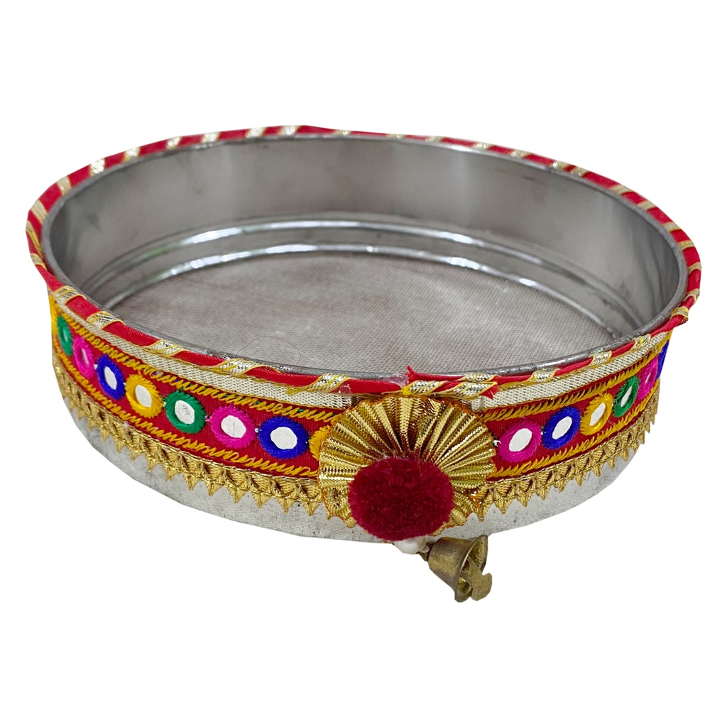 Handmade Decorative Karwa Chauth Pooja Thali Set