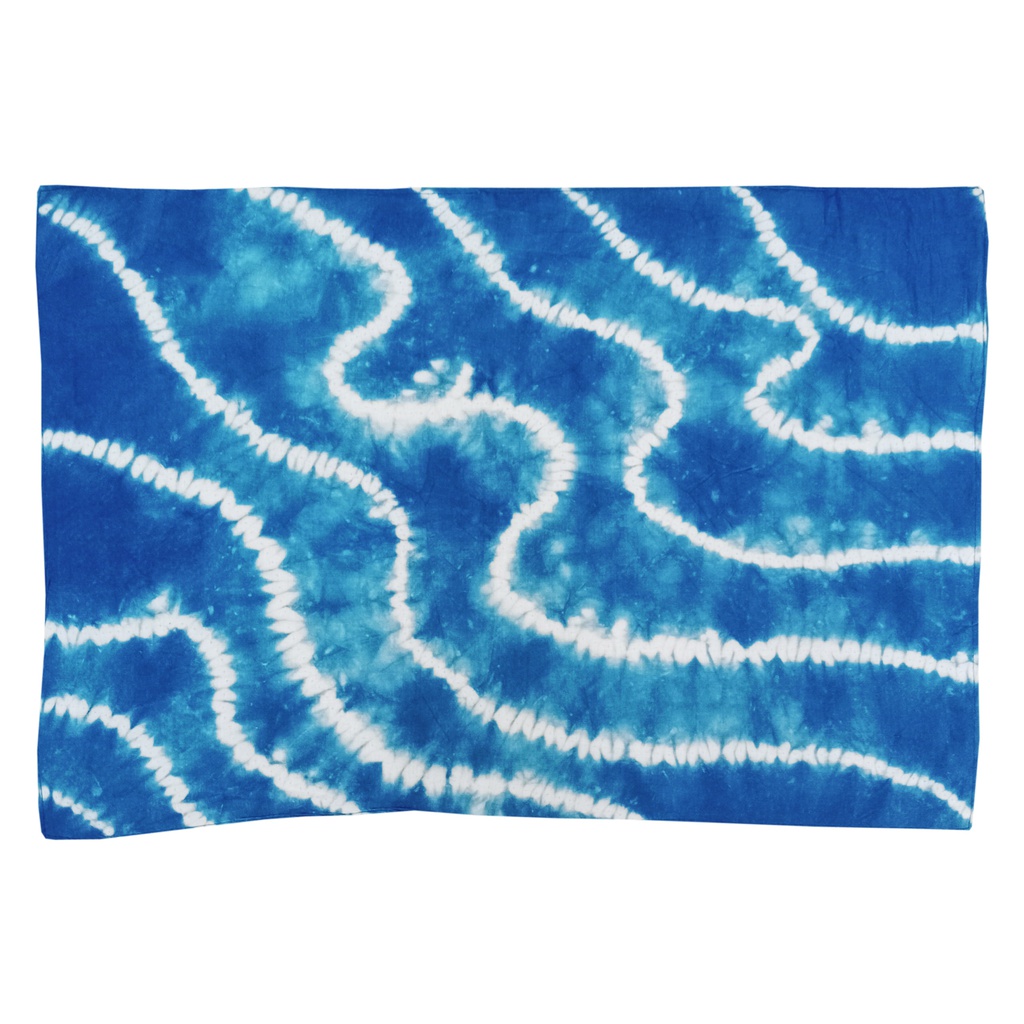 Handmade Blue Shibori Table Placemats (Set of 6)