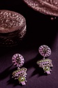 Handcrafted German Silver Oxidized Earrings