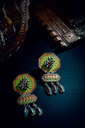 Handcrafted German Silver Oxidized Earrings