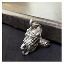 Handcrafted German Silver Oxidized Ring