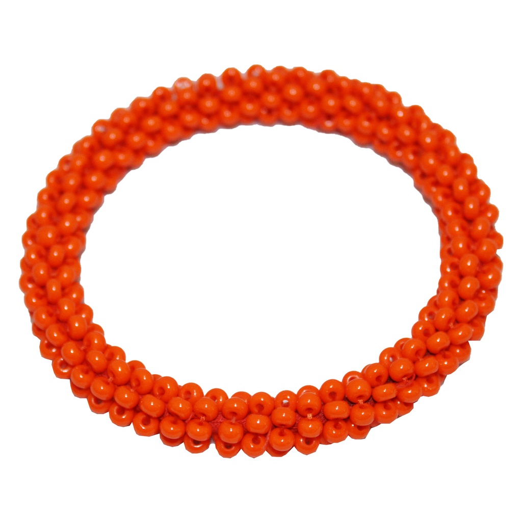 Handmade Beaded Bangles - Blue