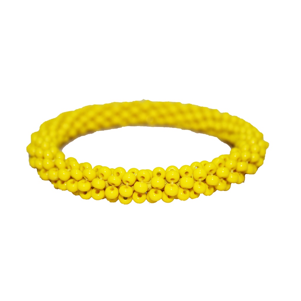 Handmade Beaded Bangles - Blue