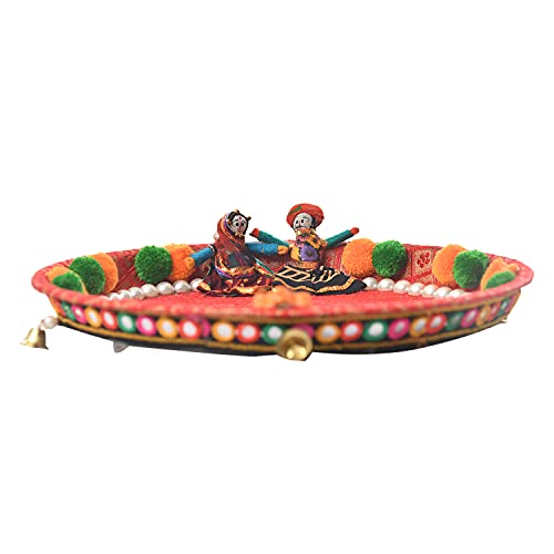 Handmade Decorative Metal Pooja Thali