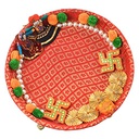 Handmade Decorative Metal Pooja Thali