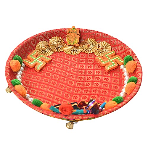 Handmade Decorative Metal Pooja Thali
