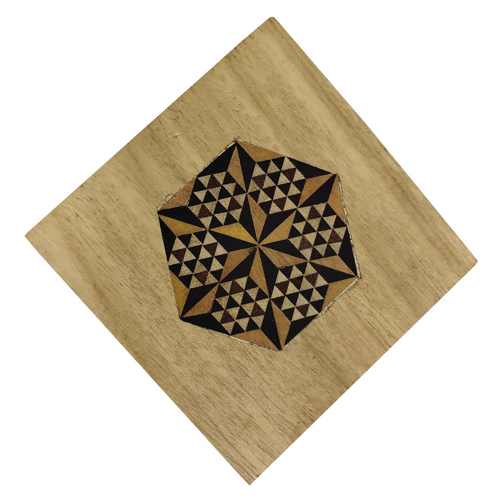 Handcrafted Sadeli Work Multipurpose Wooden Paperweight