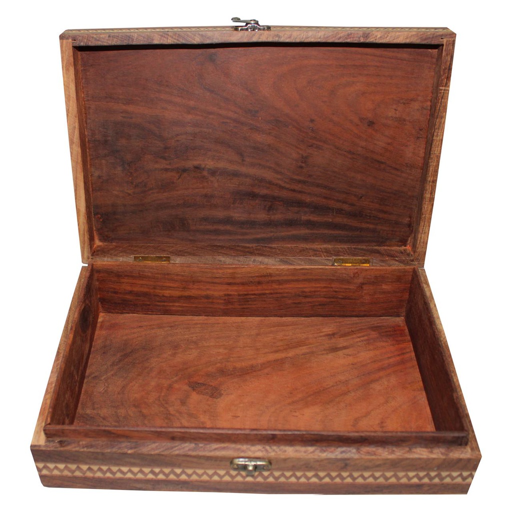 Handmade Sadeli Work Multipurpose Decorative Wooden Box