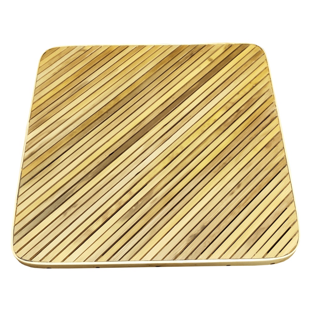 Handmade Square Bamboo Flat Tray