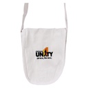 Handmade White Statue of Unity Sling Bag