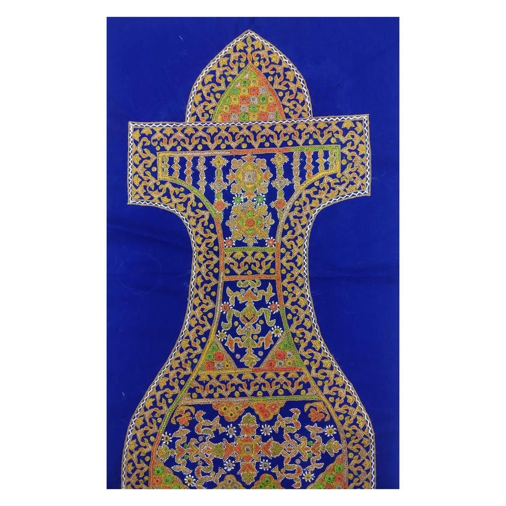 Multicolor Hand Embroidered Yoke