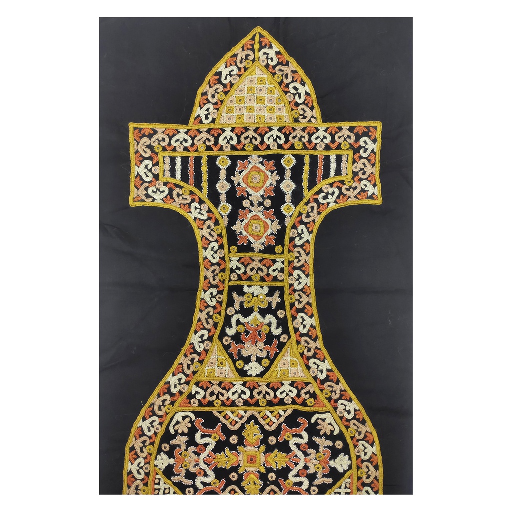 Multicolor Hand Embroidered Yoke
