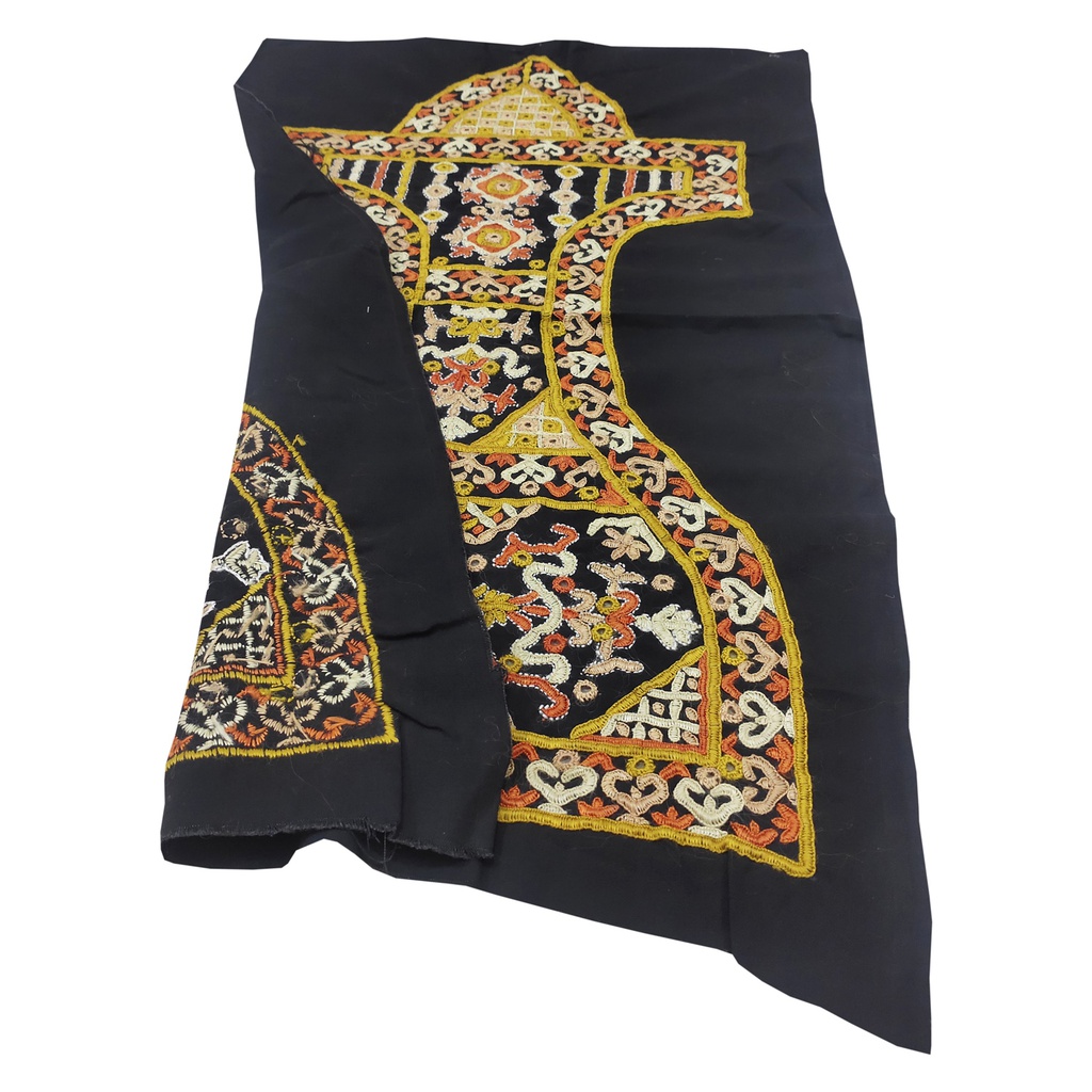 Multicolor Hand Embroidered Yoke