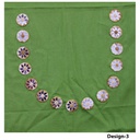 Handmade Cotton Mirror Work Kurti Material