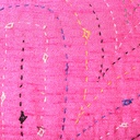Handcrafted Pink Embroidered Clutch