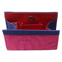 Handcrafted Pink Embroidered Clutch