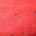 Handcrafted Red Embroidered Clutch