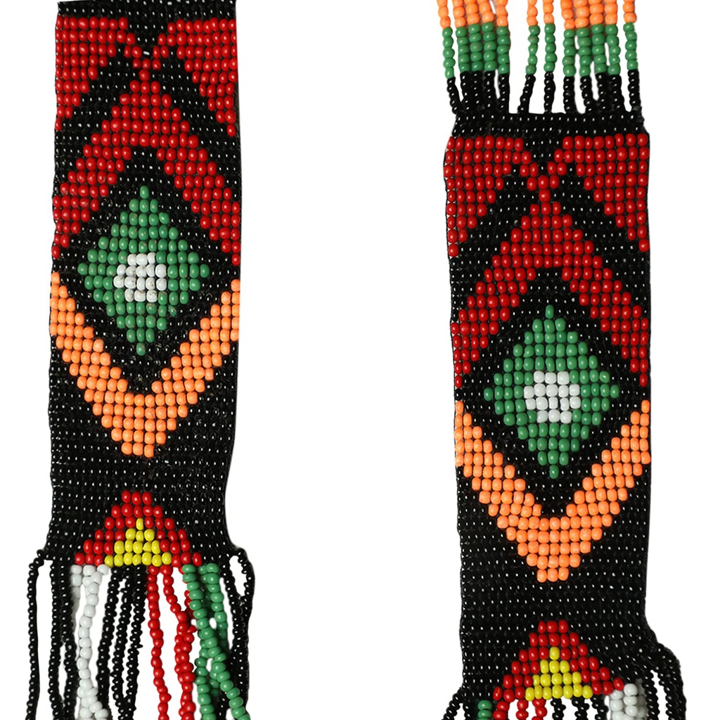 Handmade Multicolor Beaded Multi-Strand Necklace Set
