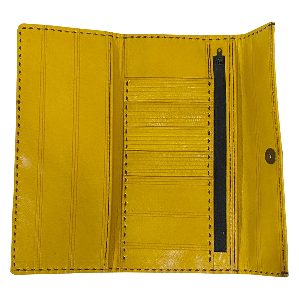 Handcrafted Kutchi Leather Wallet with Embroidery