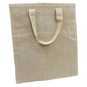 Plain Shopping Jute Hand Bag / Sling Bag with Zip