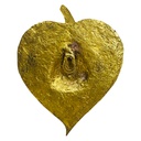 Handcrafted Ganesha On a Leaf Wall Hanging/ Showpiece