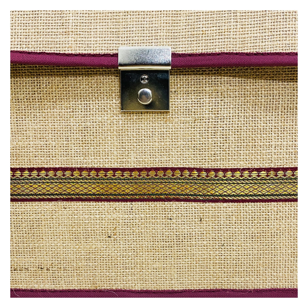 Handmade Plain Jute Office Bag