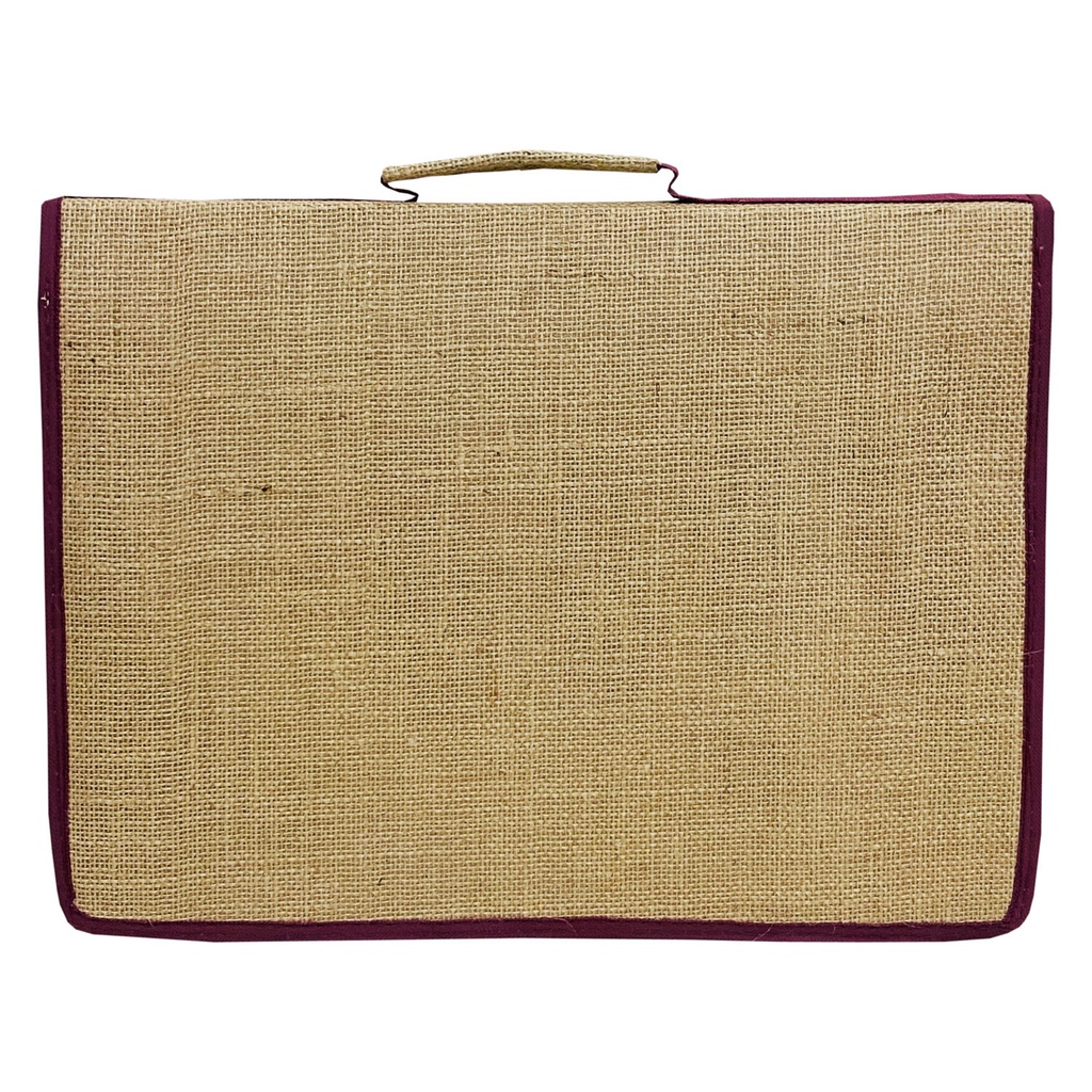 Handmade Plain Jute Office Bag