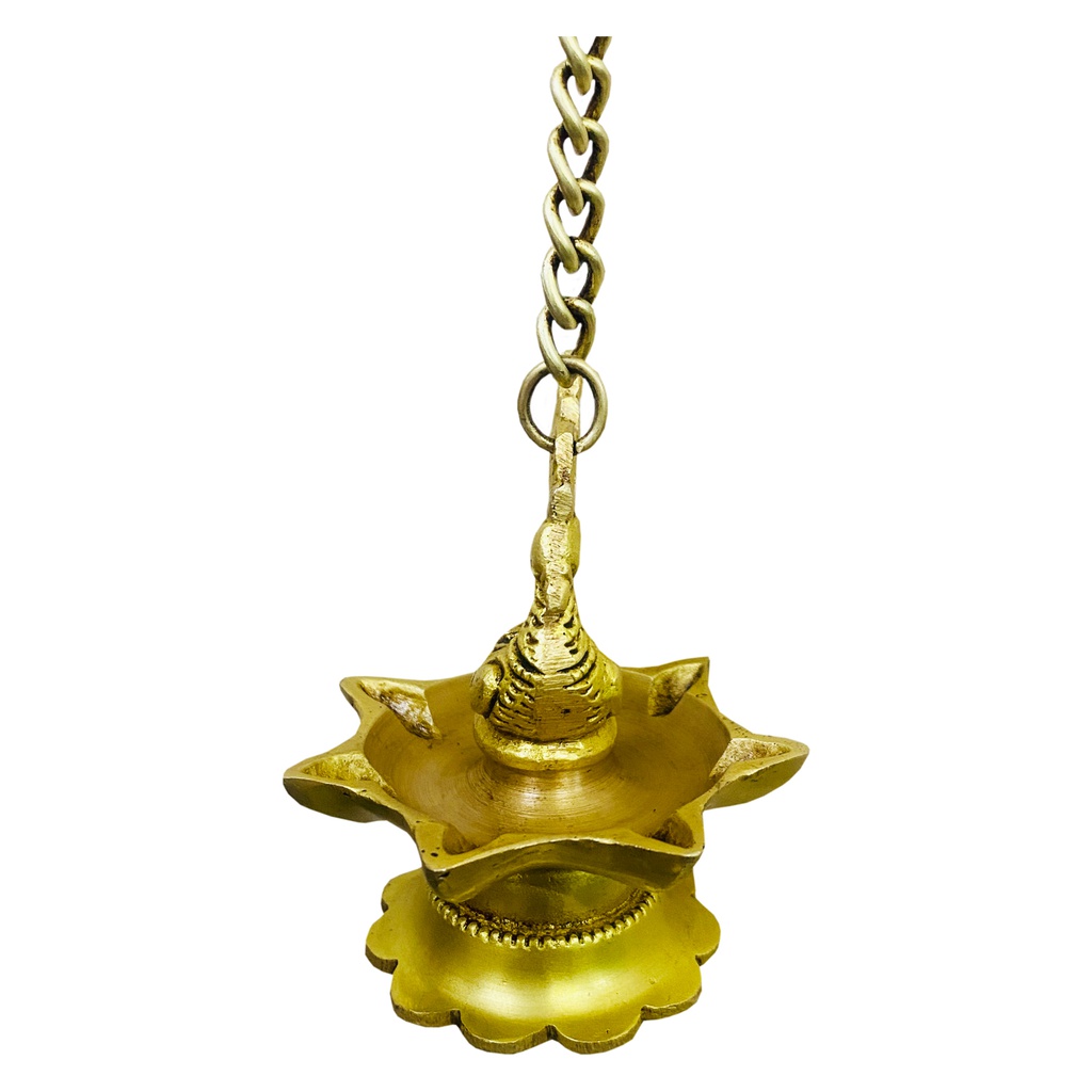 Handcrafted Ganesha On a Leaf Wall Hanging/ Showpiece