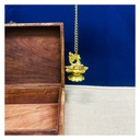 Handcrafted Ganesha On a Leaf Wall Hanging/ Showpiece