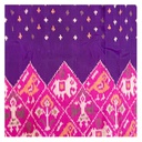Handwoven Magenta Single Ikat Silk Material/Fabric