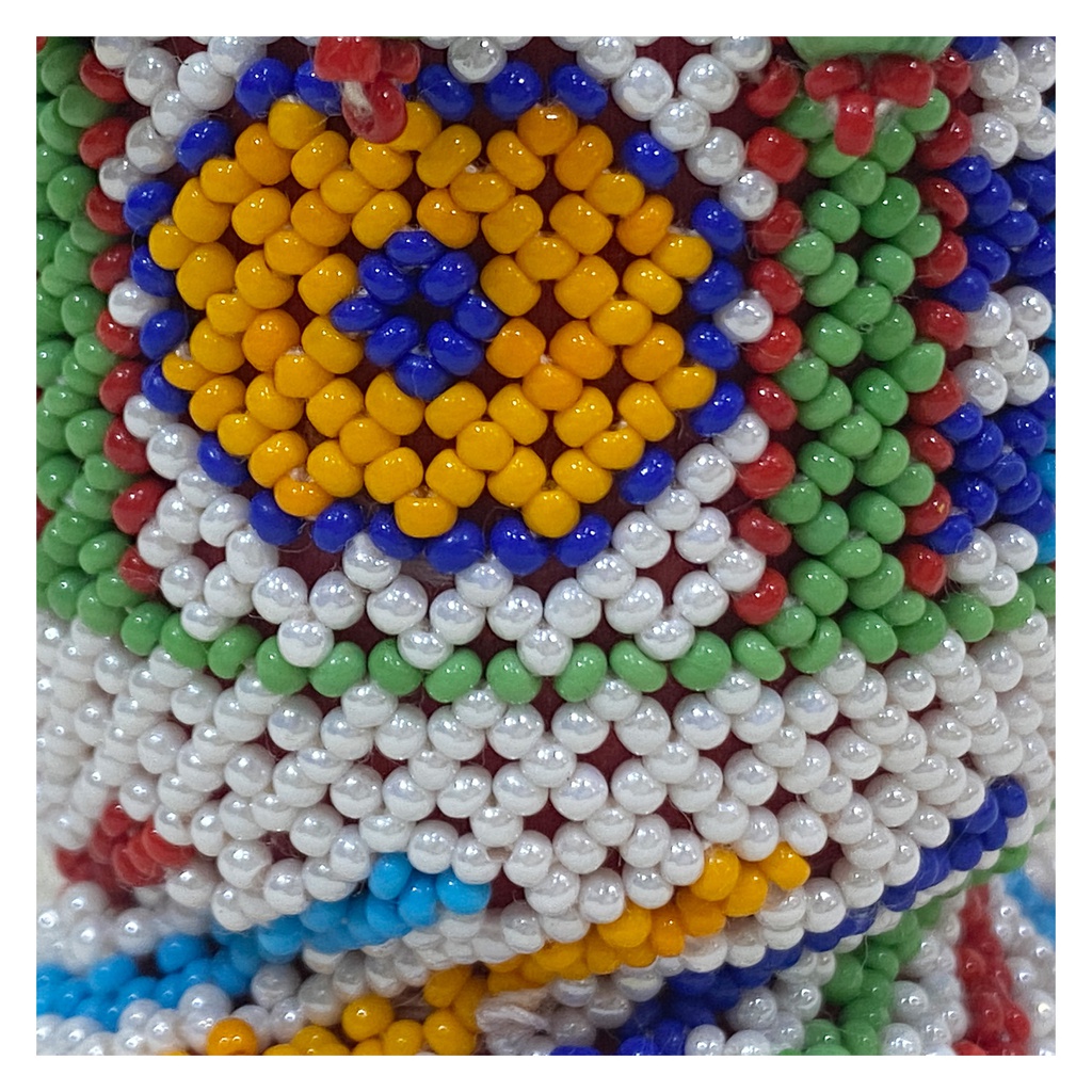 Handmade Decorative Beadwork Metal Pooja Thali