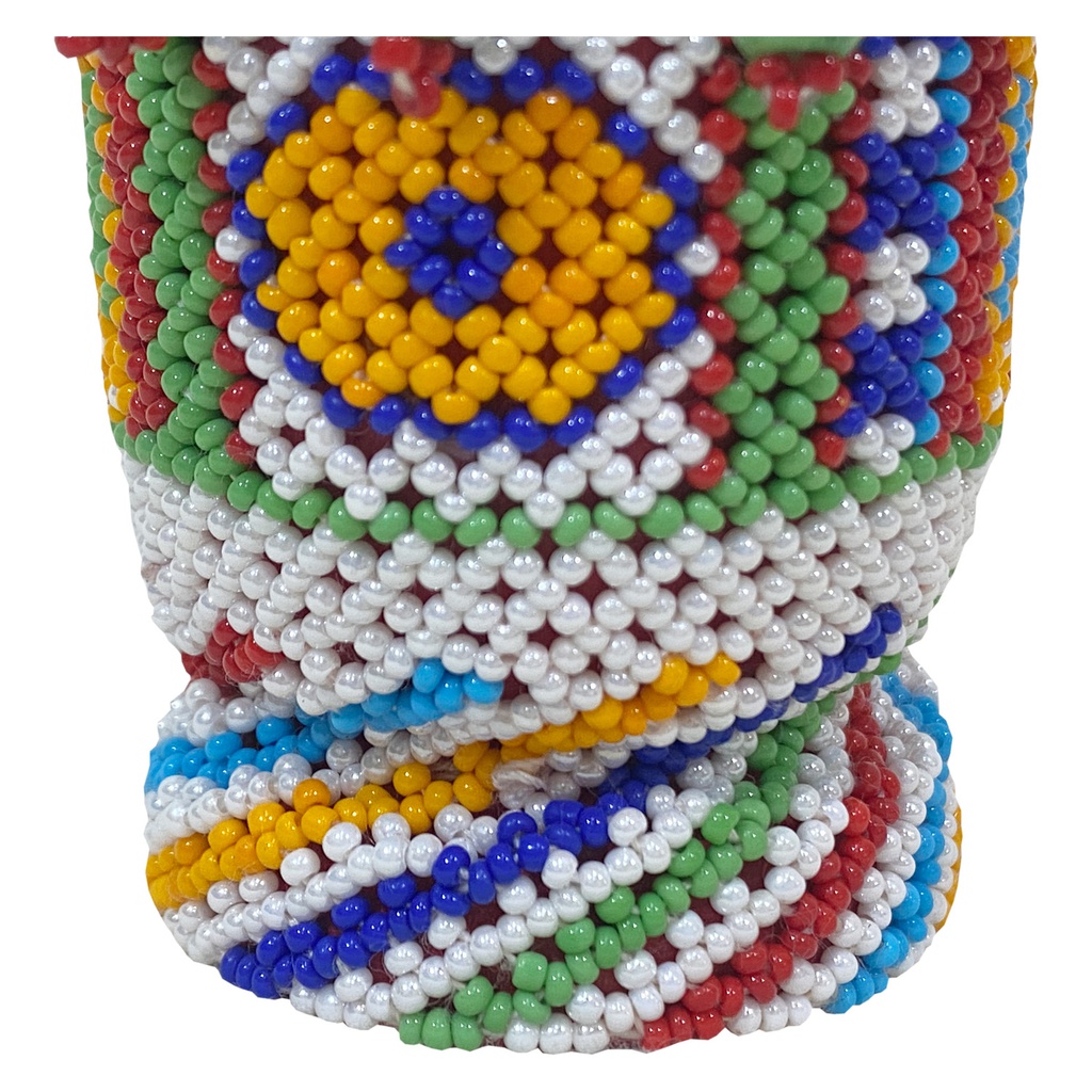Handmade Decorative Beadwork Metal Pooja Thali
