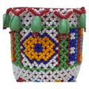 Handmade Decorative Beadwork Metal Pooja Thali