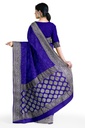 Blue Georgette Banarasi Hand Dyed Bandhani Saree