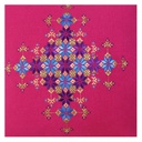 Multicolor Hand Embroidered Cushion Cover